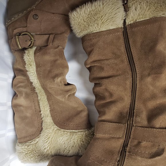 Brown Leather Upper Boots ~ Size 6 - Picture 5 of 7